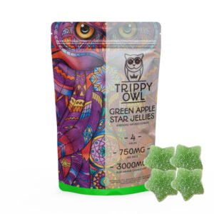 Trippy Owl – Sour Apple Stars 3000MG